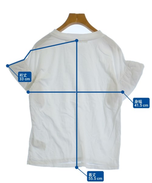 TELA（テラ）Tシャツ・カットソー 白 サイズ:S レディース/2200724025084