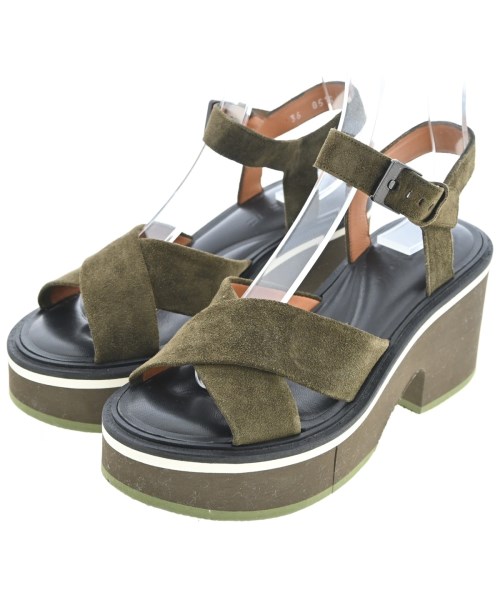 CLERGERIE(クレジュリー)サンダル カーキ サイズ:EU36(22.5cm位)/2200588191017