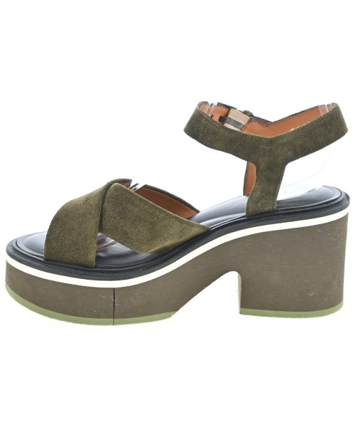 CLERGERIE（クレジュリー）サンダル カーキ サイズ:EU36(22.5cm位) レディース/2200588191017