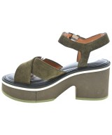 CLERGERIE（クレジュリー）サンダル カーキ サイズ:EU36(22.5cm位) レディース/2200588191017