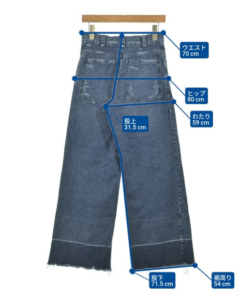 Rachel Comey（レイチェルコーミー）デニムパンツ 紺 サイズ:4(XL位) レディース/2200646673141