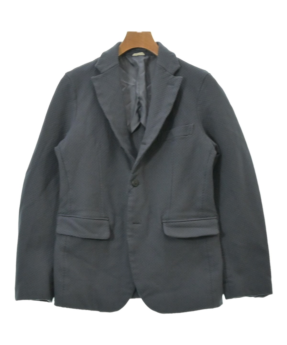 コムデギャルソンオムドゥー レイヤードテーラードジャケット S ネイビー グレー 中古・古着通販】COMME des GARCONS HOMME DEUX