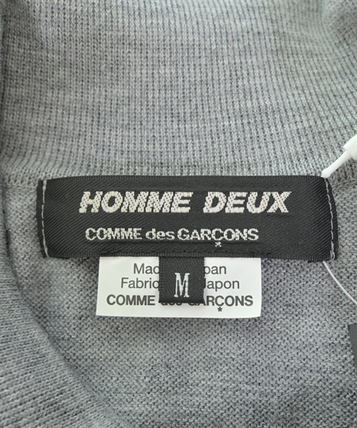 COMME des GARCONS HOMME DEUX（コムデギャルソンオムドゥ）ニット・セーター グレー サイズ:M メンズ/2200494461068
