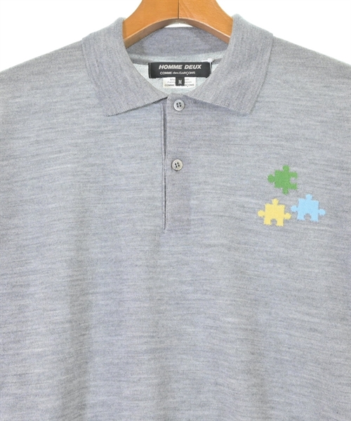 COMME des GARCONS HOMME DEUX（コムデギャルソンオムドゥ）ニット・セーター グレー サイズ:M メンズ/2200494461068