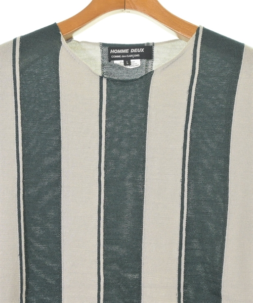COMME des GARCONS HOMME DEUX（コムデギャルソンオムドゥ）ニット・セーター グレー サイズ:L メンズ/2200500453148