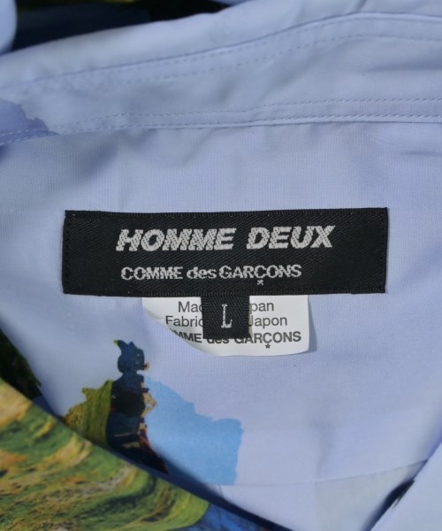 COMME des GARCONS HOMME DEUX（コムデギャルソンオムドゥ）カジュアルシャツ 青 サイズ:L メンズ/2200484295093