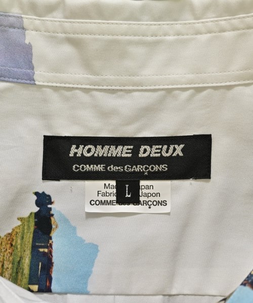 COMME des GARCONS HOMME DEUX（コムデギャルソンオムドゥ）カジュアルシャツ 白 サイズ:L メンズ/2200485460155