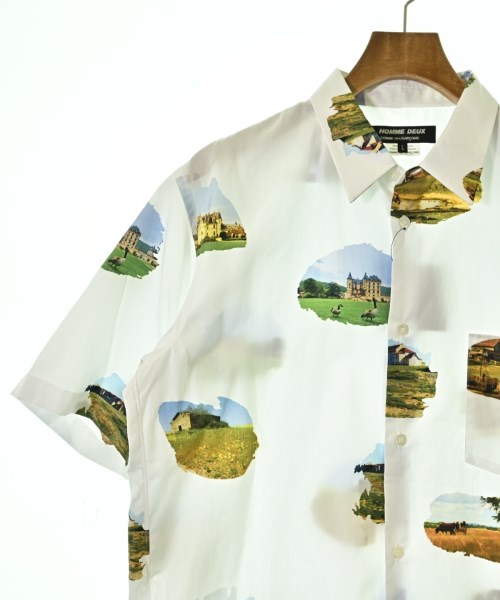 COMME des GARCONS HOMME DEUX（コムデギャルソンオムドゥ）カジュアルシャツ 白 サイズ:L メンズ/2200485460155