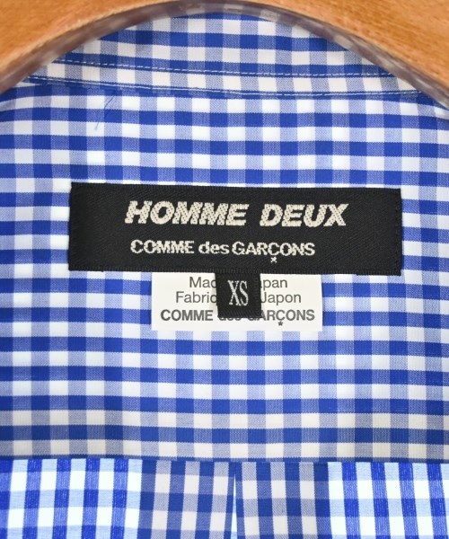 COMME des GARCONS HOMME DEUX（コムデギャルソンオムドゥ）カジュアルシャツ 青 サイズ:XS メンズ/2200489660131