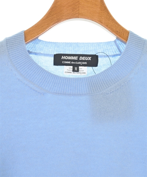 COMME des GARCONS HOMME DEUX（コムデギャルソンオムドゥ）ニット・セーター 青 サイズ:M メンズ/2200204810049