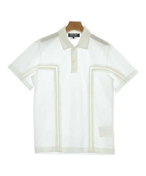 COMME des GARCONS HOMME DEUX(コムデギャルソンオムドゥ)ポロシャツ 白 サイズ:S/2200557982127