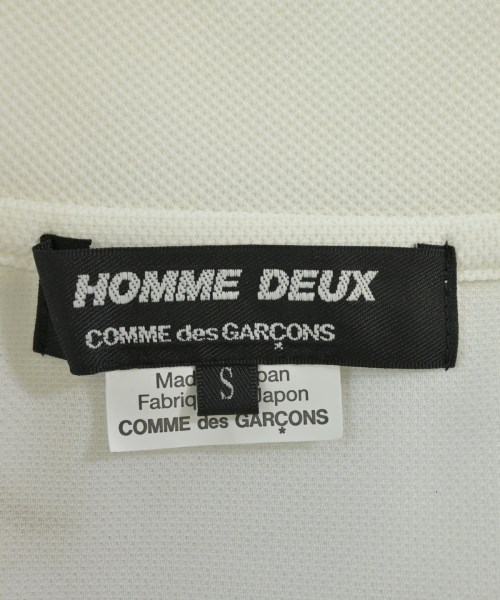 COMME des GARCONS HOMME DEUX（コムデギャルソンオムドゥ）ポロシャツ 白 サイズ:S メンズ/2200557982127