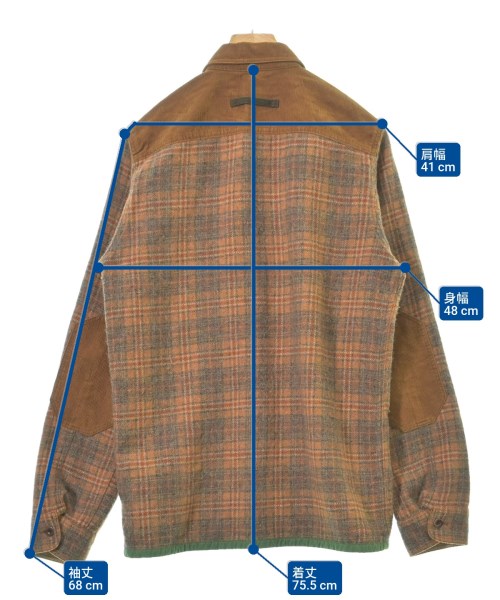 JUNYA WATANABE MAN（ジュンヤワタナベマン）カジュアルシャツ オレンジ サイズ:M メンズ/2200634538087