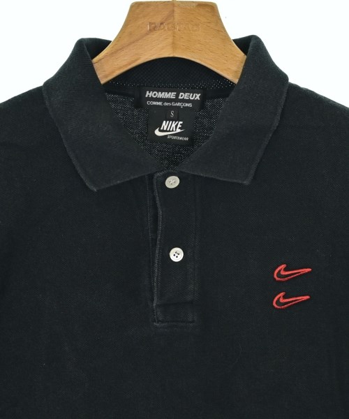 COMME des GARCONS HOMME DEUX（コムデギャルソンオムドゥ）ポロシャツ 黒 サイズ:S メンズ/2200621400021