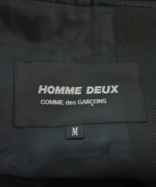 COMME des GARCONS HOMME DEUX（コムデギャルソンオムドゥ）テーラードジャケット 黒 サイズ:M メンズ/2200635740014