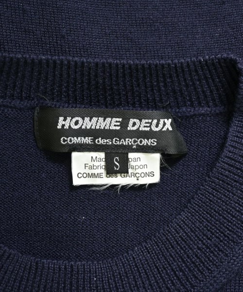 COMME des GARCONS HOMME DEUX（コムデギャルソンオムドゥ）ニット・セーター 紺 サイズ:S メンズ/2200635833013