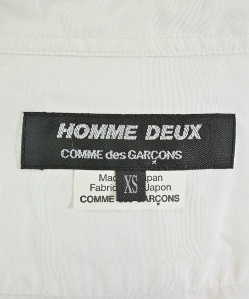 COMME des GARCONS HOMME DEUX（コムデギャルソンオムドゥ）カジュアルシャツ 白 サイズ:XS メンズ/2200636355019