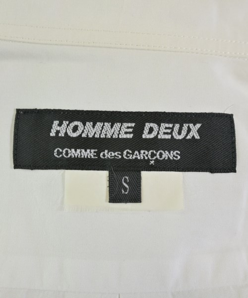 COMME des GARCONS HOMME DEUX（コムデギャルソンオムドゥ）カジュアルシャツ 白 サイズ:S メンズ/2200636355026