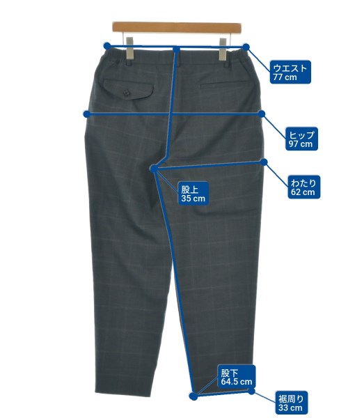 COMME des GARCONS HOMME DEUX（コムデギャルソンオムドゥ）スラックス グレー サイズ:M メンズ/2200636677029