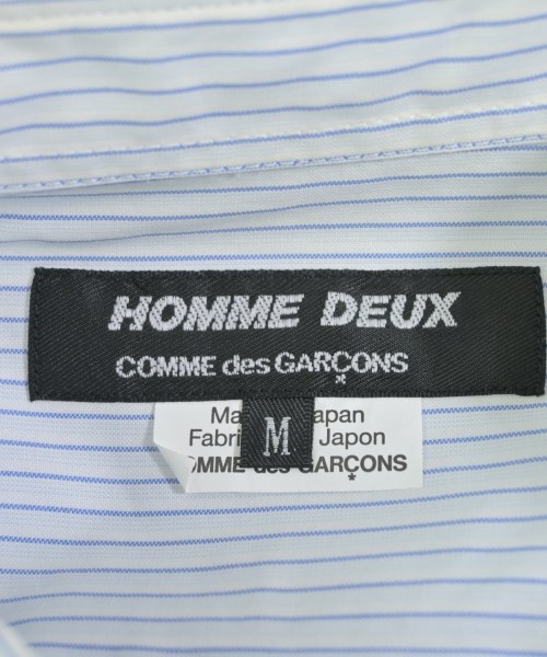 COMME des GARCONS HOMME DEUX（コムデギャルソンオムドゥ）カジュアルシャツ 白 サイズ:M メンズ/2200609208175