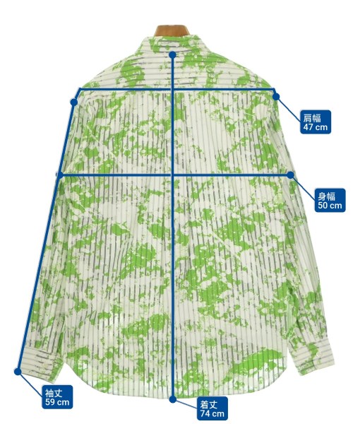 COMME des GARCONS HOMME DEUX（コムデギャルソンオムドゥ）カジュアルシャツ 白 サイズ:M メンズ/2200638486391