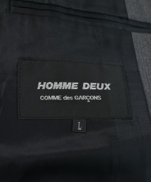 COMME des GARCONS HOMME DEUX（コムデギャルソンオムドゥ）カジュアルジャケット グレー サイズ:L メンズ/2200640550011