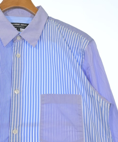 COMME des GARCONS HOMME DEUX（コムデギャルソンオムドゥ）カジュアルシャツ 青 サイズ:L メンズ/2200640550035