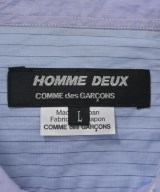 COMME des GARCONS HOMME DEUX（コムデギャルソンオムドゥ）カジュアルシャツ 青 サイズ:L メンズ/2200640550035