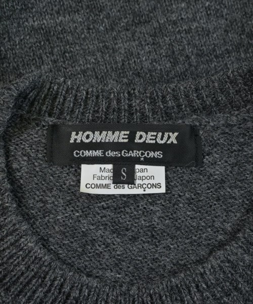 COMME des GARCONS HOMME DEUX（コムデギャルソンオムドゥ）ニット・セーター グレー サイズ:S メンズ/2200638262032