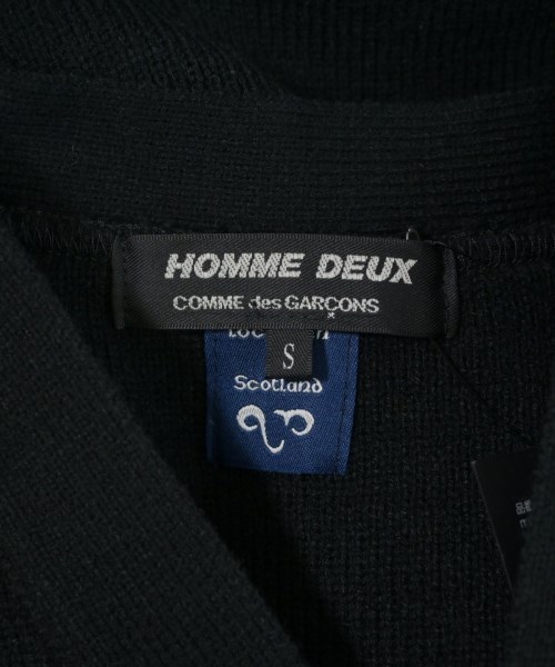 COMME des GARCONS HOMME DEUX（コムデギャルソンオムドゥ）カーディガン 黒 サイズ:S メンズ/2200638262209