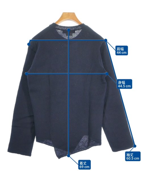 COMME des GARCONS HOMME DEUX（コムデギャルソンオムドゥ）ニット・セーター 紺 サイズ:S メンズ/2200638262223