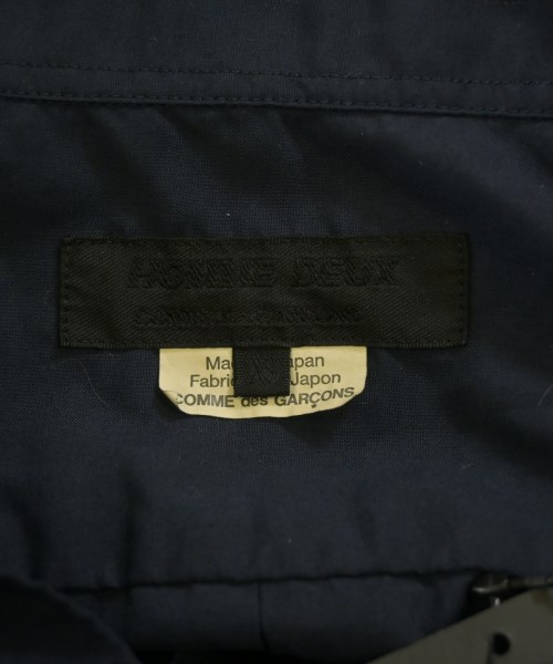 COMME des GARCONS HOMME DEUX（コムデギャルソンオムドゥ）カジュアルシャツ 紺 サイズ:XS メンズ/2200638262285