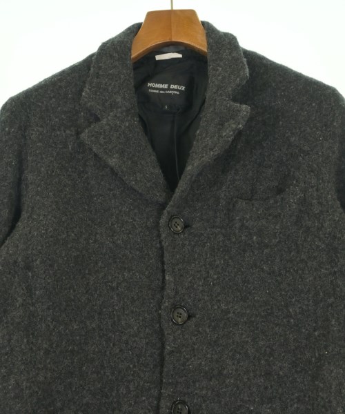 COMME des GARCONS HOMME DEUX（コムデギャルソンオムドゥ）チェスターコート グレー サイズ:S メンズ/2200638262469