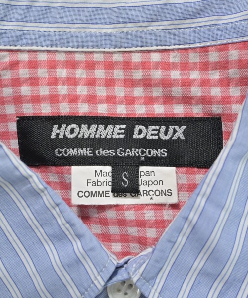 COMME des GARCONS HOMME DEUX（コムデギャルソンオムドゥ）カジュアルシャツ 青 サイズ:M メンズ/2200640835026