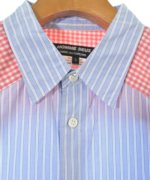 COMME des GARCONS HOMME DEUX（コムデギャルソンオムドゥ）カジュアルシャツ 青 サイズ:M メンズ/2200640835026