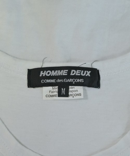 COMME des GARCONS HOMME DEUX（コムデギャルソンオムドゥ）Tシャツ・カットソー 白 サイズ:M メンズ/2200641004094