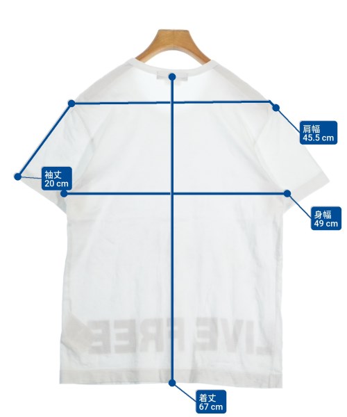 COMME des GARCONS HOMME DEUX（コムデギャルソンオムドゥ）Tシャツ・カットソー 白 サイズ:M メンズ/2200641004094
