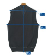 COMME des GARCONS HOMME DEUX（コムデギャルソンオムドゥ）ベスト 紺 サイズ:L メンズ/2200640966010
