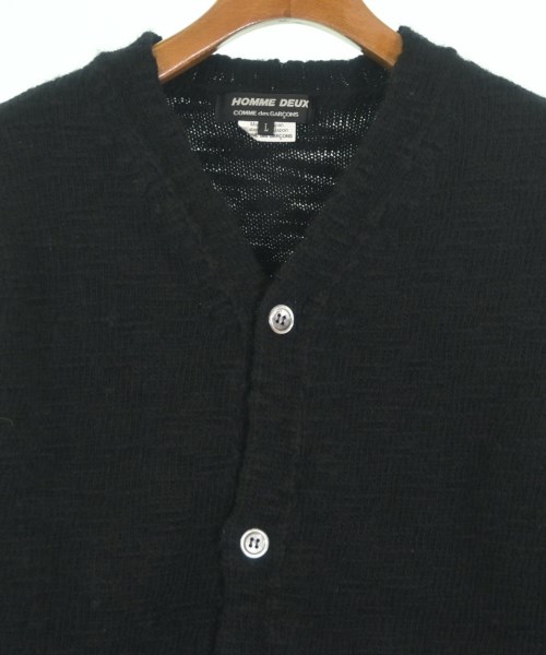 COMME des GARCONS HOMME DEUX（コムデギャルソンオムドゥ）カーディガン 黒 サイズ:L メンズ/2200641756047
