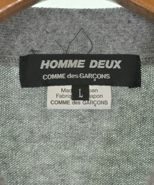 COMME des GARCONS HOMME DEUX（コムデギャルソンオムドゥ）カーディガン グレー サイズ:L メンズ/2200641756061