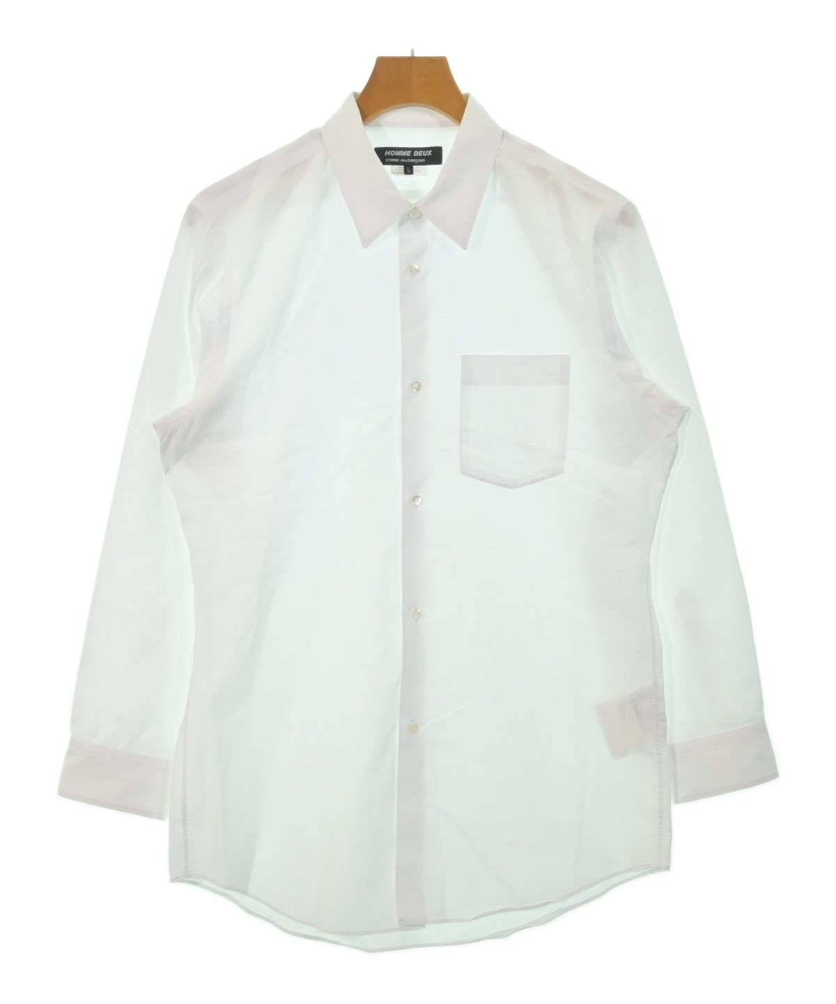 コムデギャルソン　オム　シャツ　HOMME DEUX SIZE L COMME des GARCONS HOMME DEUX（コムデギャルソンオムドゥ
