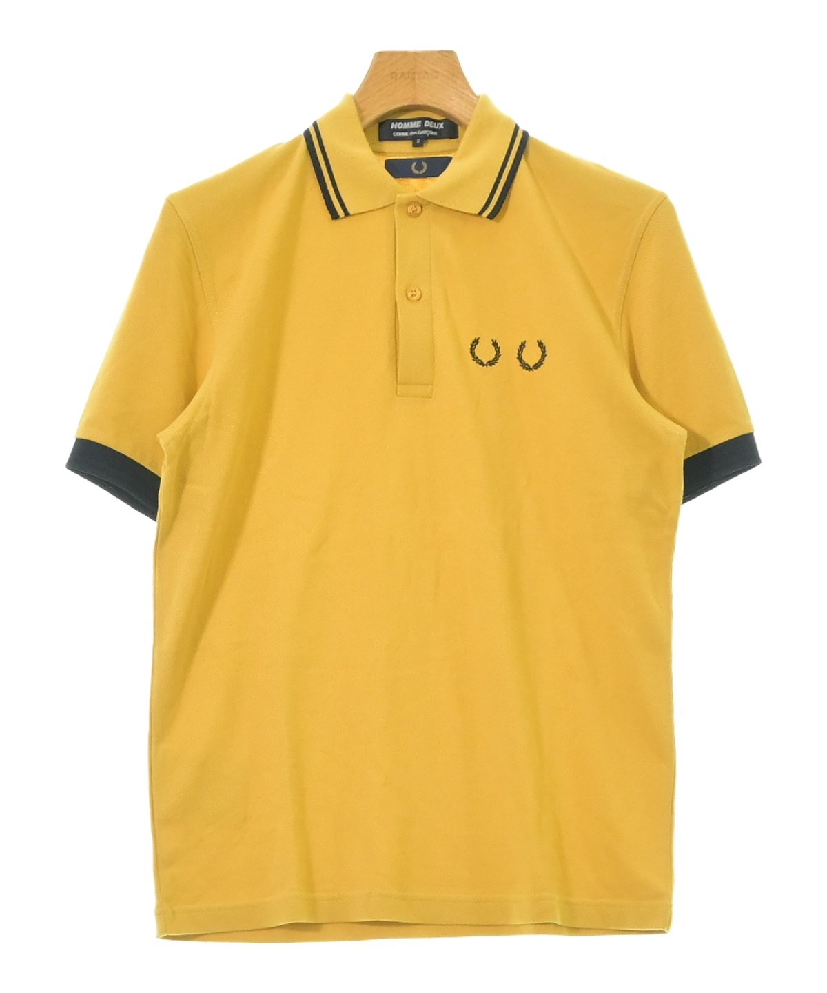 【美品】コムデギャルソンオム オムプリュス 切り返し ポロシャツ 半袖 COMME des GARÇONS HOMME DEUX（コムデギャルソン オムドゥ）綿