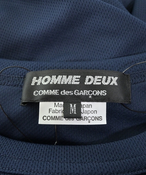 COMME des GARCONS HOMME DEUX（コムデギャルソンオムドゥ）Tシャツ・カットソー 紺 サイズ:M メンズ/2200598718204