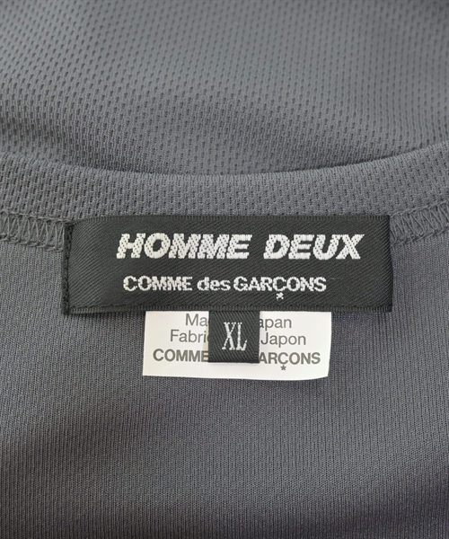 COMME des GARCONS HOMME DEUX（コムデギャルソンオムドゥ）Tシャツ・カットソー グレー サイズ:XL メンズ/2200598727244