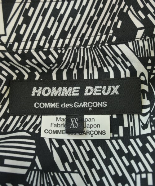 COMME des GARCONS HOMME DEUX（コムデギャルソンオムドゥ）カジュアルシャツ 黒 サイズ:XS メンズ/2200598766052