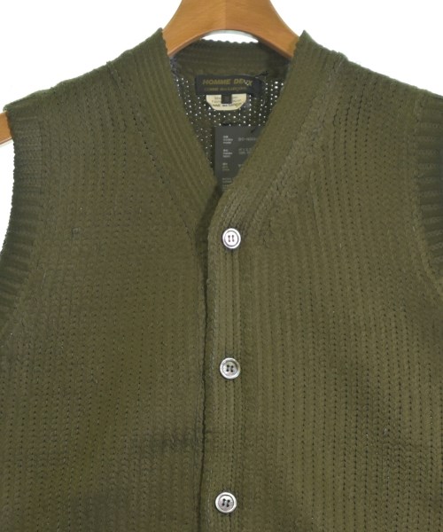 COMME des GARCONS HOMME DEUX（コムデギャルソンオムドゥ）ベスト カーキ サイズ:M メンズ/2200598766199