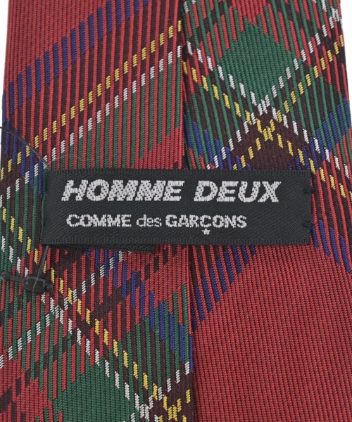 COMME des GARCONS HOMME DEUX（コムデギャルソンオムドゥ）ネクタイ 赤 サイズ:- メンズ/2200598875228