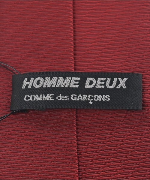 COMME des GARCONS HOMME DEUX（コムデギャルソンオムドゥ）ネクタイ 赤 サイズ:- メンズ/2200599319134