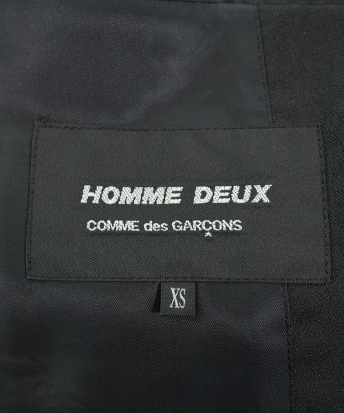 COMME des GARCONS HOMME DEUX（コムデギャルソンオムドゥ）カジュアルジャケット 黒 サイズ:XS メンズ/2200546705027