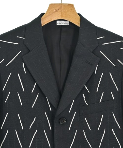 COMME des GARCONS HOMME DEUX（コムデギャルソンオムドゥ）カジュアルジャケット 黒 サイズ:S メンズ/2200546954050